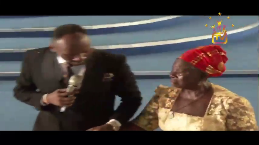 apostle Suleman and an old women he helped with rent