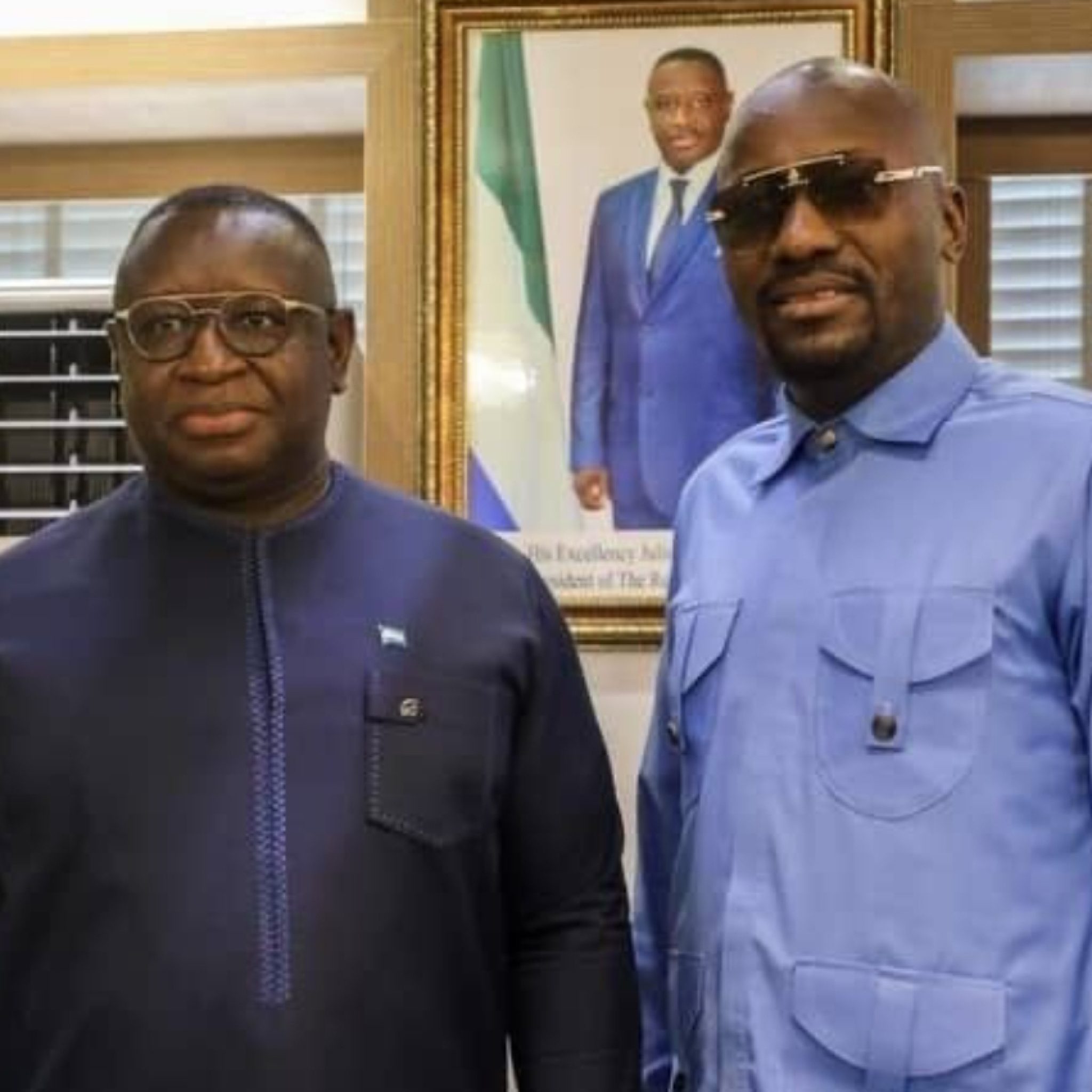 Apostle Johnson Suleman Prays for Sierra Leone President