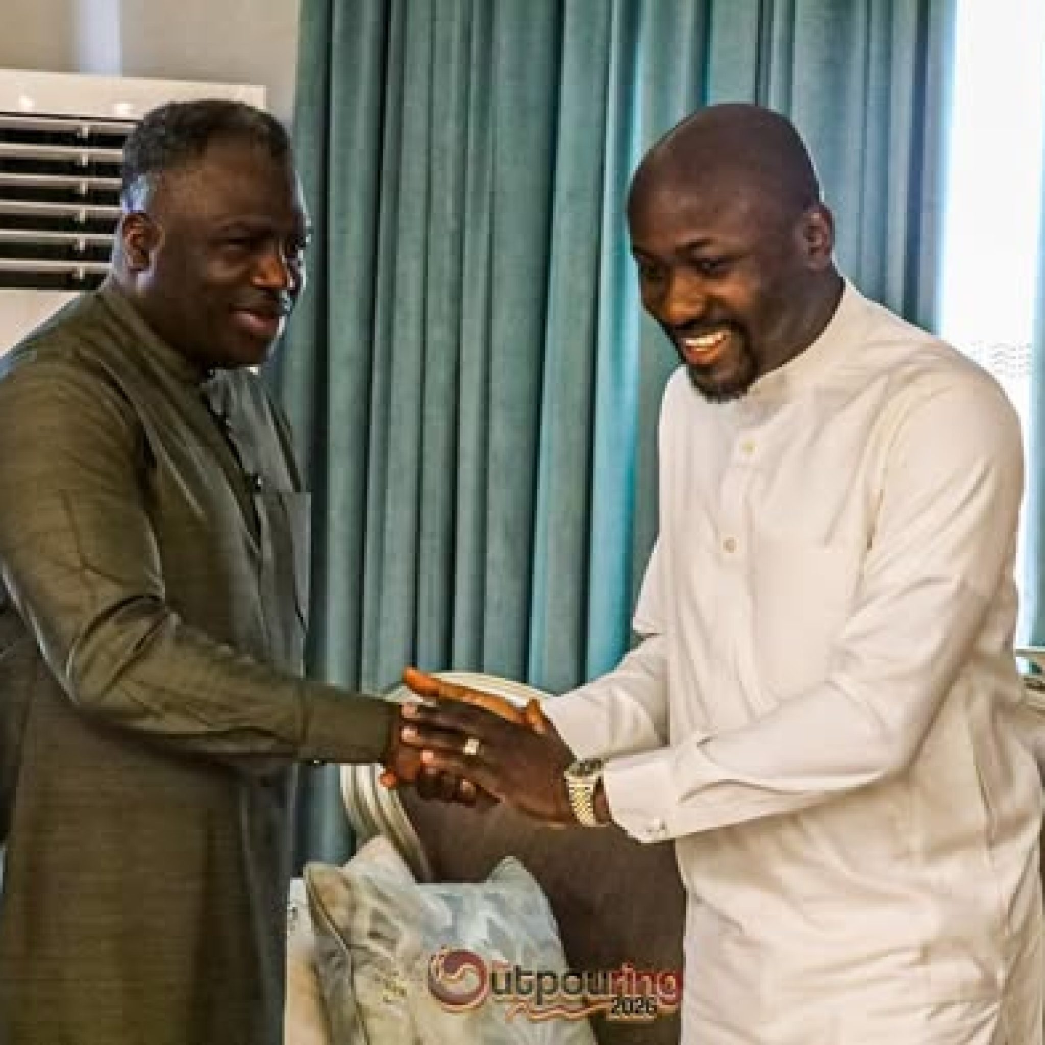 The Vice President Of Liberia, Jeremiah Koung, Warmly Welcomes Apostle Johnson Suleman To The Nation🇱🇷